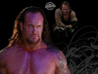 The Lord Of Darkness Undertaker In A Bloodcurdling Pose
