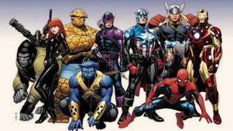 Marvel Wallpaper Caracters Dekstop Comics Background