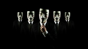For Vendetta Mask Man HD Wallpaper