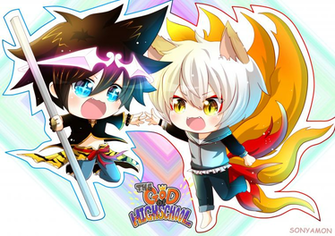Mori Jin And Ilpyo Park Chibi By Sonyamon05