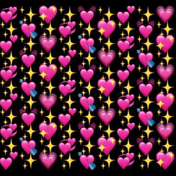 Background Heart Emoji Hearts iPhone Heartbackground