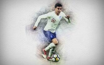 Wallpaper 4k Dele Alli English Football Team Artwork