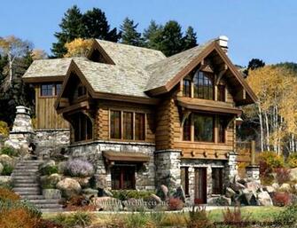 Log Cabin Wallpaper Background HD Image And