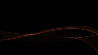 Red Gradient Minimalistic Waves Black Abstract Wallpaper Desktop