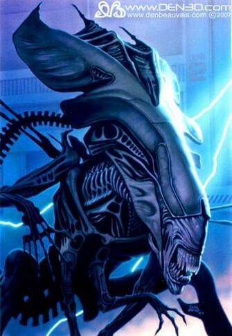 Alien Queen Wallpaper By Den Beauvais