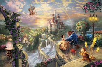 Amazing Disney Wallpaper By Thomas Kinkade