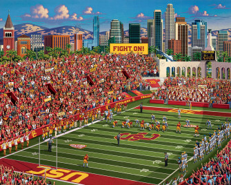 Usc Football Stadium Digital Rzlpuequ8w2q2hkx Wallpaper