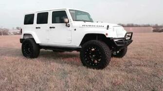 Jeep Wrangler White Rubicon Lifted