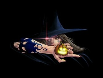 Scary Halloween Witch HD Wallpaper