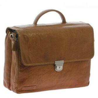 Bekijk Details Plevier Laptoptas Inch Cognac