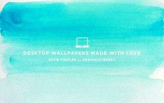Click To The Blue Watercolor Desktop Wallpaper By