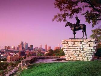 Scout Sculpture Kansas City Missouri Stock Photos Architecture