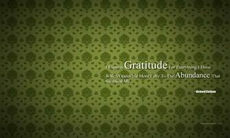 Abundance Wallpaper Gratitude Belief