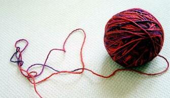 Yarn String Pattern Knitting Rope Psychedelic Bokeh Craft