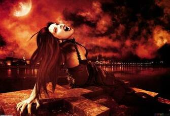 Vampire Woman Wallpaper Open Walls