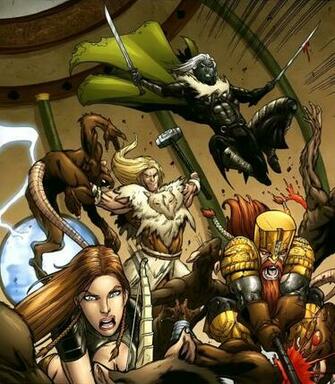 Catti Brie Drizzt Wulfgar Bruenor Wererats Calimport Dungeons And