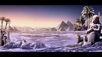 Frozen Egypt Matte Painting Computer Wallpaper Desktop