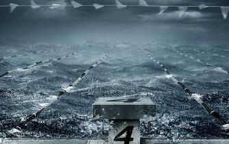 Olympic Swimming Pool Lane Wallpaper