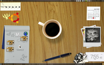Tabletop Ubuntu Wallpaper By D0od