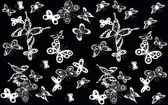 Black Butterfly Background