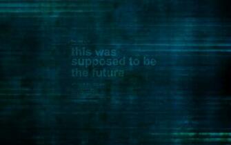 Futuristic Text Technology Green Background Inventions