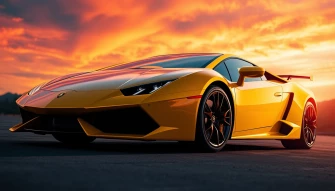 Yellow Lamborghini Wallpaper