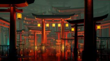 Torii Gates HD Wallpaper For Tech Culture