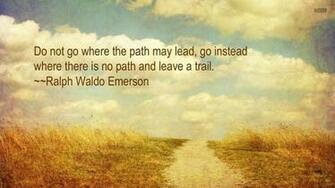 Leave A Trail Advice Wallpaper