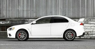 Black Mitsubishi Lancer Evolution Sport Car HD Wallpaper Photos