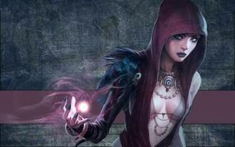 Dragon Age Origins Morrigan Desktop Wallpaper
