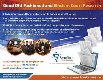 Background Screening Vendor Showcase Sentinel Checks