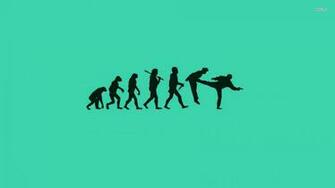 Human Evolution Wallpaper Vector