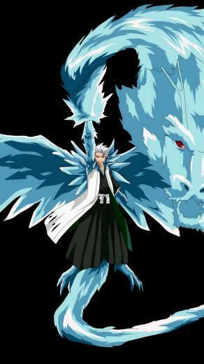Wallpaper Bleach Bankai Daiguren Hyourinmaru Hitsugaya