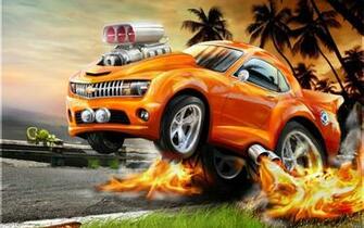 Orange Car With Nos HD Wallpaper Cars Photo Shared