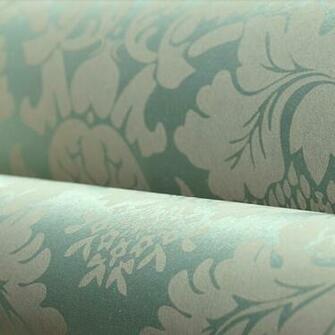 Aliexpress Buy Non Woven Classic Metallic Flock Damask Wallpaper