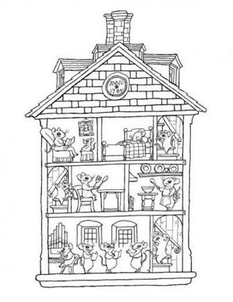 free download barbie dream house coloring pages coloring