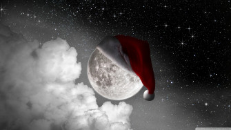 Christmas Moon Ultra HD Desktop Background Wallpaper For 4k UHD Tv