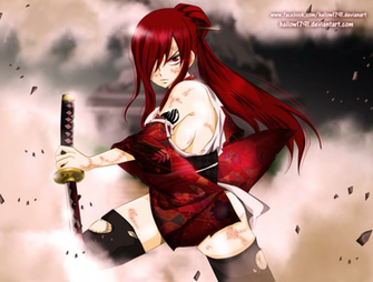 Erza Scarlet Fairy Tail By Hallow1791