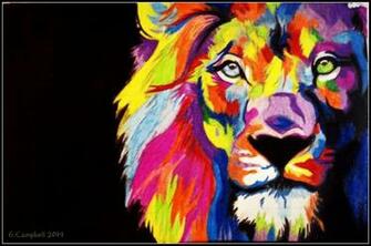 Rainbow Lion By Gilly15