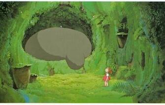 Wallpaper Forest Paw My Neighbor Totoro Art Hayao Miyazaki