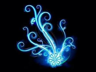 Large Desktop Wallpaper Background 3d Art Neon Vector Image