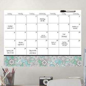 Wallpops Punjab Coloring Calendar Whiteboard Chalkboard Wall