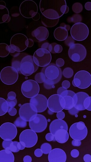 Samsung Galaxy S4 Active Wallpaper Blue Bubbles Android