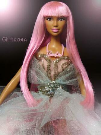 Nicki Minaj Barbie Repaint By Plazola