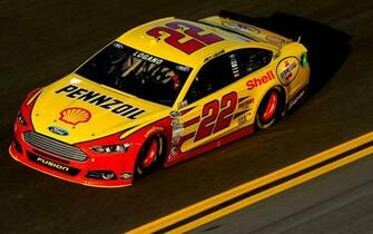 Joey Logano Win Daytona Nascar Ford Fusion Wallpaper