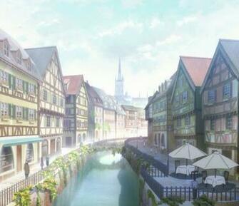 Anime Background Art On Gochuumon Wa Usagi Desu Ka