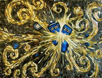 Tardis Vincent Van Gogh Doctor Who HD Wallpaper General