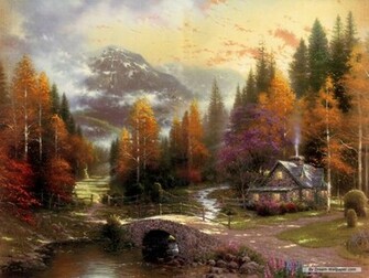 Wallpaper Thomas Kinkade Index