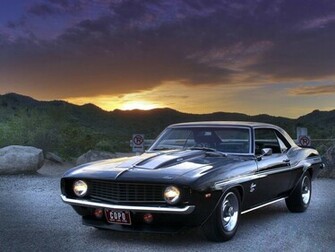 Car Front Wallpaper HD Widescreen Custom Rides Camaro Race