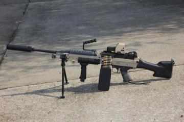 M249 Saw Machine Weapon Gun Military U Wallpaper